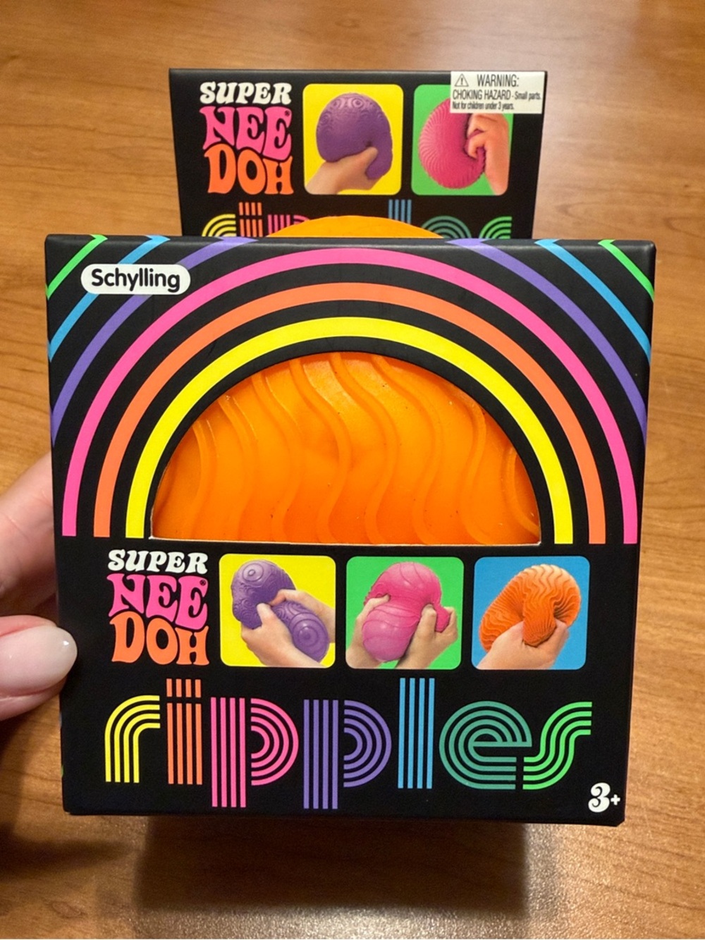 Schylling Super Needoh Rippies - Bright Orange